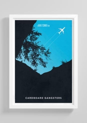 Cardboard-Gangsters-Minimalist-Movie-Poster-with-Frame