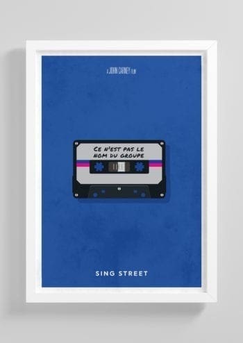 Sing-Street-Minimalist-Movie-Poster-with-Frame