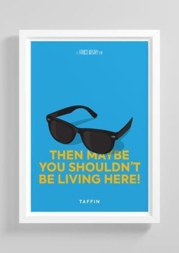 Taffin-Minimalist-Movie-Poster-with-Frame